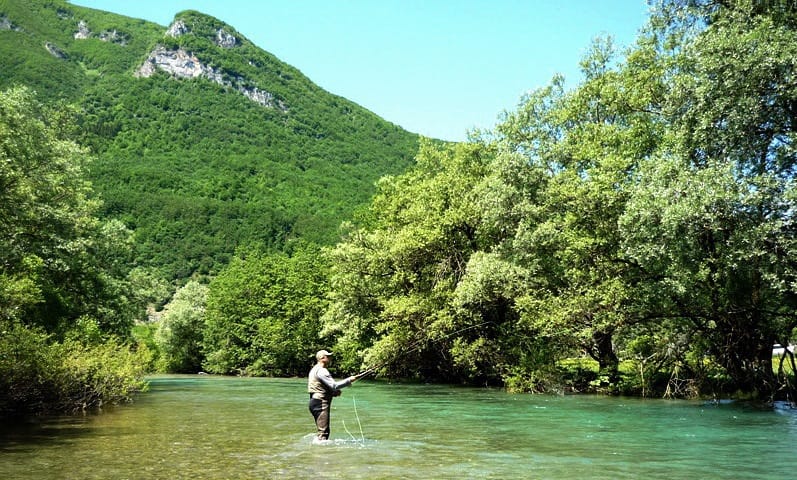 fly fishing in montenegro