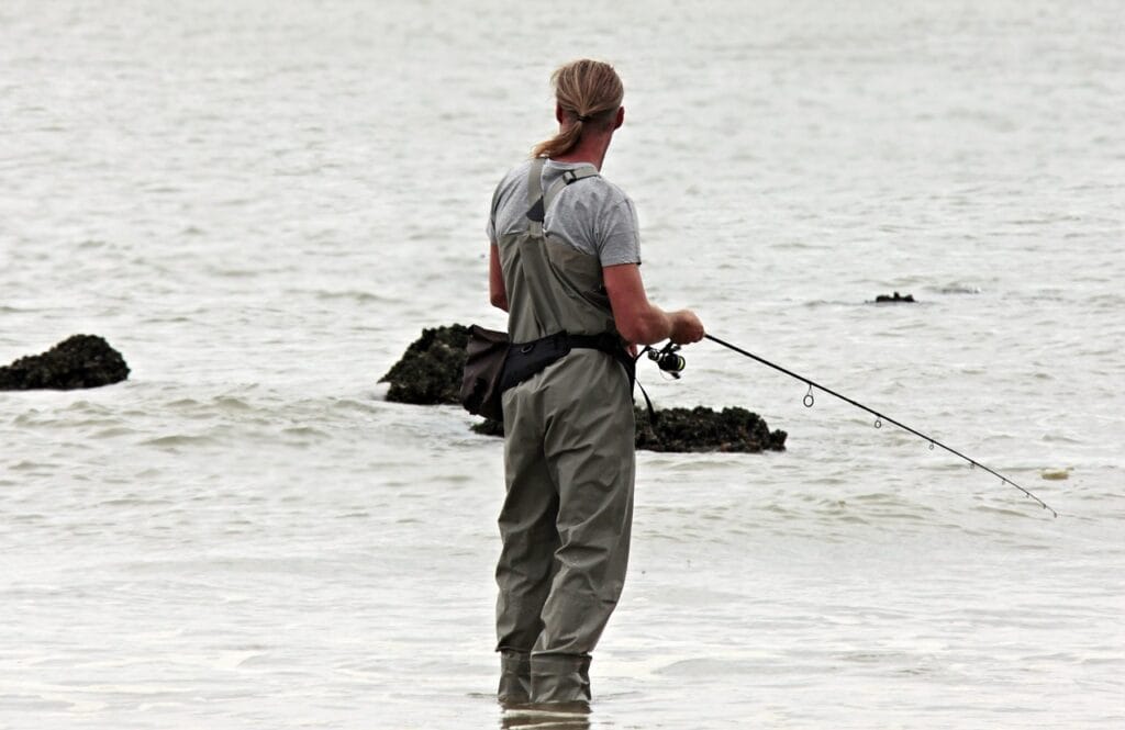 Fishing the Adriatic Sea in spring
