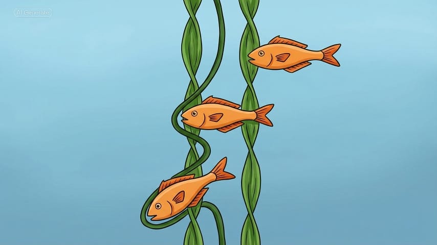 Popunica mreža - ilustracija kako se hvata riba